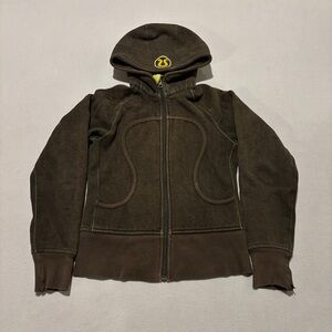 Brown Hooded Women's Top